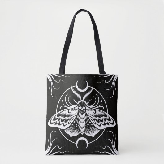 Doodse hoofdmoth tote bag (Voorkant)
