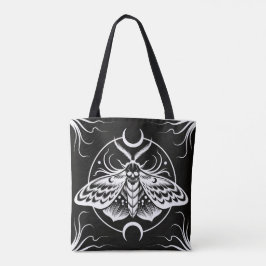Doodse hoofdmoth tote bag