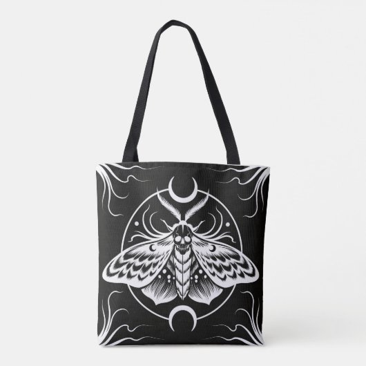 Doodse hoofdmoth tote bag (Achterkant)