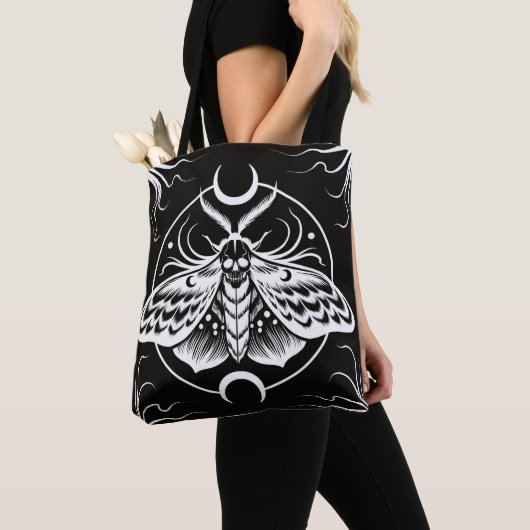 Doodse hoofdmoth tote bag (Dichtbij)