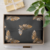 Doodse hoofdmottenpatroon tissuepapier (Geschenk)