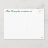 Doodse kerstKaart Feestdagenkaart (Achterkant)