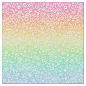 Doodsen op pastelregenbooggradiënt stof (Close Up)