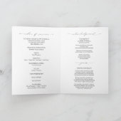 Doodsfoto service 'In ons hart voor altijd' Programma (Binnen)