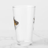 Doodshoofd Hawk Moth Monogram Glas (Rechts)