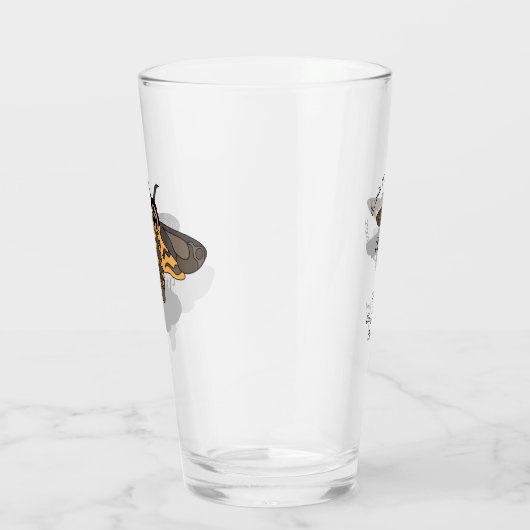 Doodshoofd Hawk Moth Monogram Glas (Rechts)