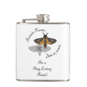 Doodshoofd Hawk Moth Monogram Heupfles (Voorkant)