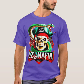 Doodshoofd met slang familie t-shirt