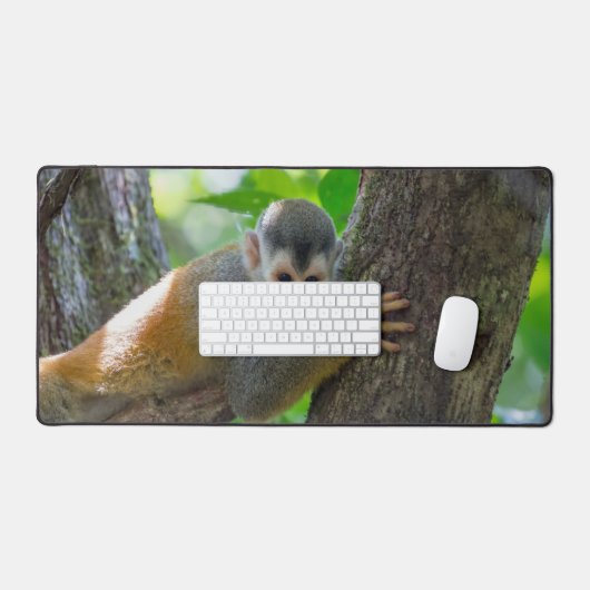 Doodshoofdaapjes in Manuel Antonio NP - Costa Rica Bureaumat (Keyboard & Muis)