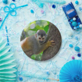 Doodshoofdaapjes in Manuel Antonio NP - Costa Rica Papieren Bordje (Feest)