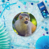 Doodshoofdaapjes in Manuel Antonio NP - Costa Rica Papieren Bordje (Feest)