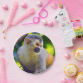 Doodshoofdaapjes in Manuel Antonio NP - Costa Rica Papieren Bordje (Feest)