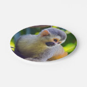 Doodshoofdaapjes in Manuel Antonio NP - Costa Rica Papieren Bordje (Gekanteld)