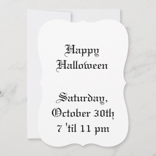 Doodshoofduilpatroon Kaart (Achterkant)