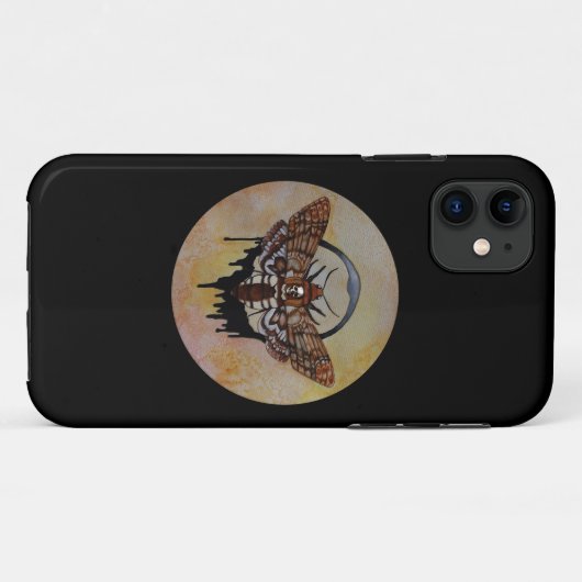 Doodshoofdvlinder  Case-Mate iPhone case (Achterkant (horizontaal))