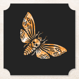 Doodshoofdvlinder Kartonnen Onderzetters