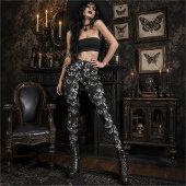 Doodshoofdvlinder Nu Goth Gotisch Alternatief Leggings
