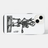 Doodskelet iPhone Hoesje (Achterkant horizontaal)