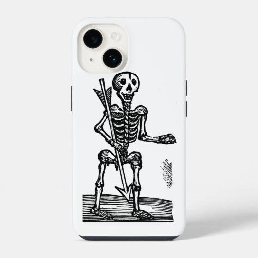 Doodskelet iPhone Hoesje (Achterkant)