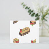 doodskist emojis briefkaart (Staand voorkant)