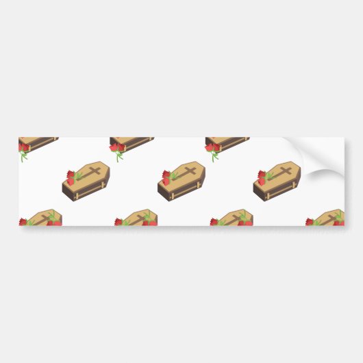 doodskist emojis bumpersticker (Voorkant)