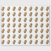 doodskist emojis cadeaupapier (Vlak)