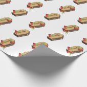 doodskist emojis cadeaupapier (Hoek)