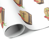 doodskist emojis cadeaupapier (Rol Hoek)