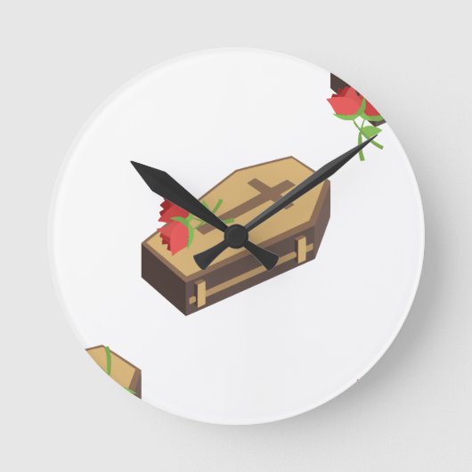 doodskist emojis ronde klok (Voorkant)