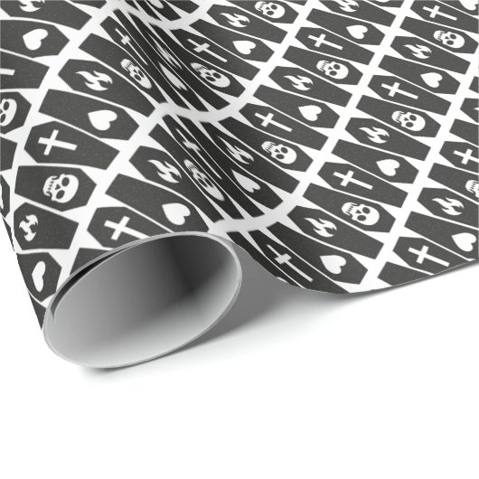 Doodskisten cadeaupapier (Rol Hoek)