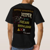 Doodsknecht Bewaarder van de Arcane Kennis T-shirt (Achterkant)