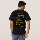 Doodsknecht Bewaarder van de Arcane Kennis T-shirt (Achterkant volledig)