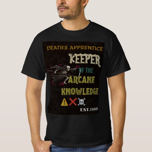Doodsknecht Bewaarder van de Arcane Kennis T-shirt (Voorkant)