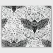 doodskop cadeaupapier (Vlak)