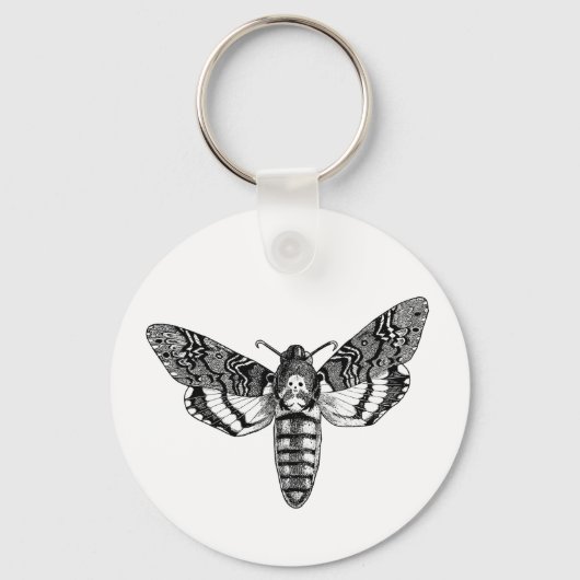 Doodskop Moth Sleutelhanger (Voorkant)