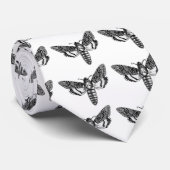 Doodskop Moth Stropdas (Opgerold)