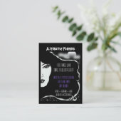 doodsmaan visitekaartje (Staand voorkant)