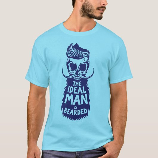 doodsoorzaak: cithipster ideal man bearded ba t-shirt (Voorkant)