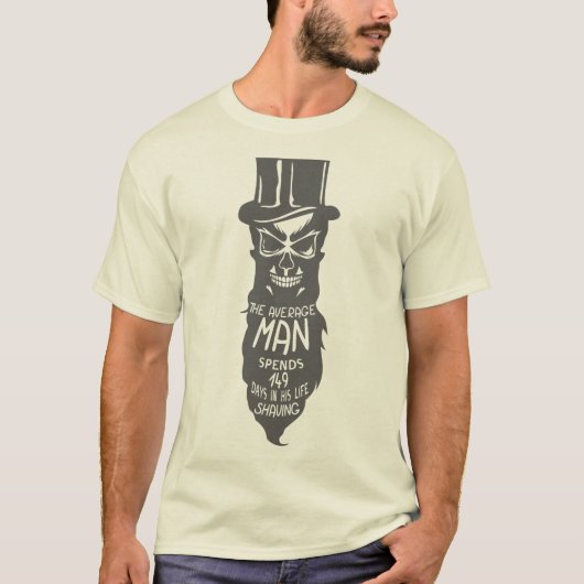 doodsoorzaak hipster citaverage man spends s t-shirt (Voorkant)