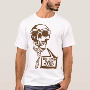 doodsoorzaak hipster citbraid manly tresse l'l t-shirt