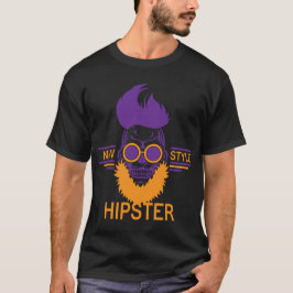 doodsoorzaak hipster citnew in baard desi stijl t-shirt