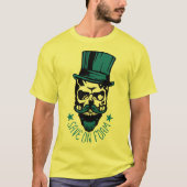 doodsoorzaak hipster citsave foam barbe chap t-shirt (Voorkant)
