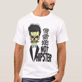 doodsoorzaak hipster citskull crane humour m t-shirt