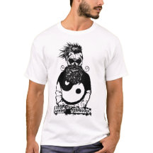 doodsoorzaak hipster yin yang skull moustache vest