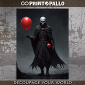 Doodspel met luchtballon ook tissuepapier