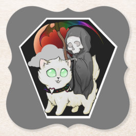 doodsstrijd kartonnen onderzetters