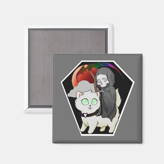 doodsstrijd magneet (Voorkant / Achterkant)