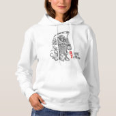Doodstattoo Grim Reaper Skelet Hoodie (Voorkant)