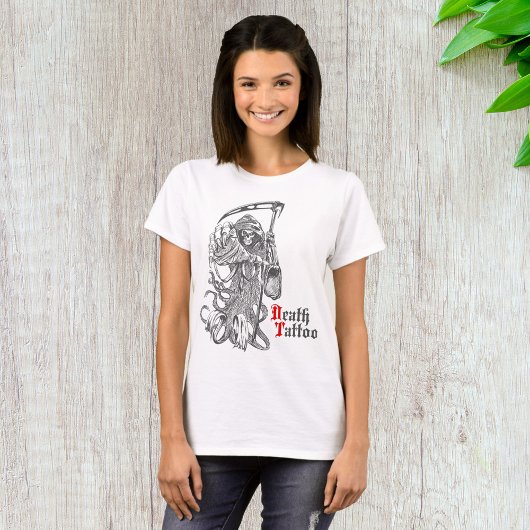 Doodstattoo Grim Reaper Skelet T-shirt