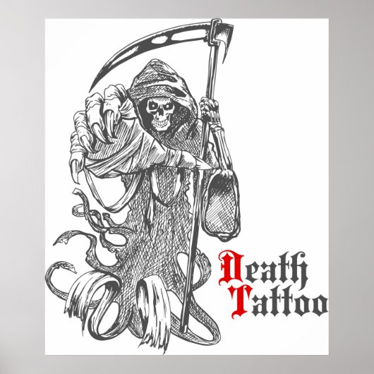 Doodstattoo Poster (Voorkant)